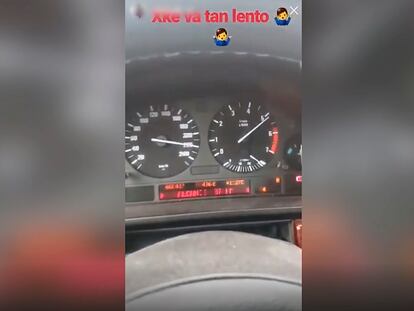 La Guardia Civil localiza a un conductor que se grabó a 220 km/h y colgó el vídeo en las redes sociales