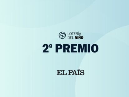 03436: segundo premio de la Lotería del Niño 2021