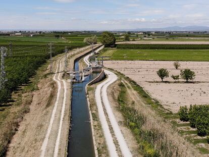 Esclusa del canal auxiliar del Urgell, en Linyola.
