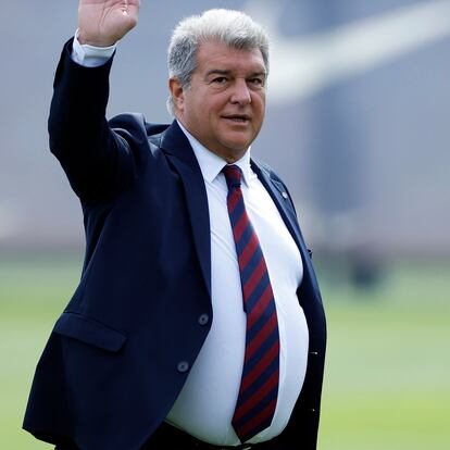 El presidente del Fútbol Club Barcelona, Joan Laporta, en una foto de archivo.