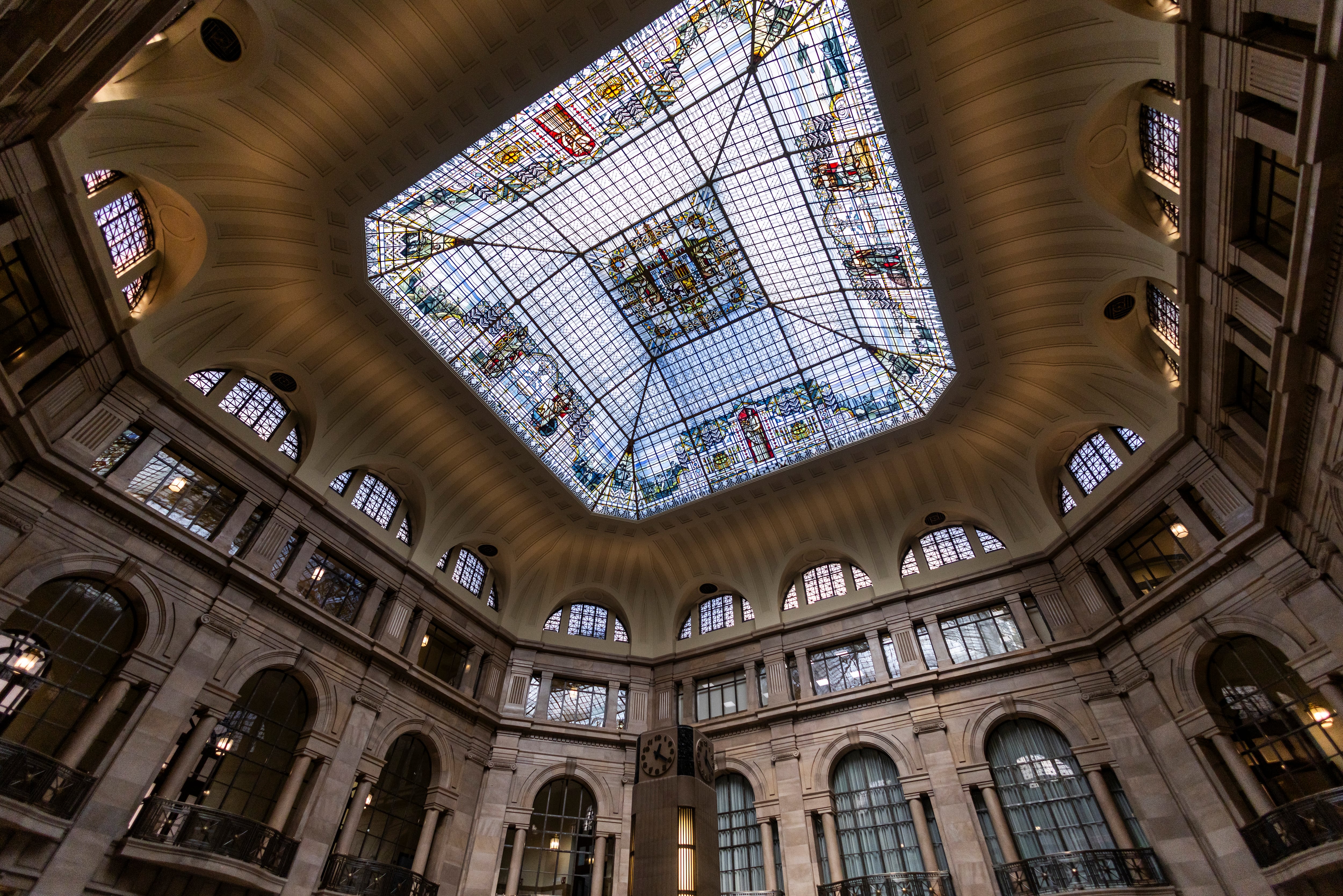 Interior de la sede del Banco de España.