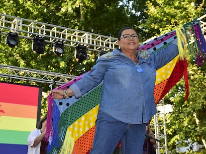 María del Monte, en el Orgullo de Sevilla el 23 de junio de 2022.