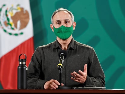 López Gatell durante una conferencia el 19 de febrero. En video, las declaraciones del subsecretario.