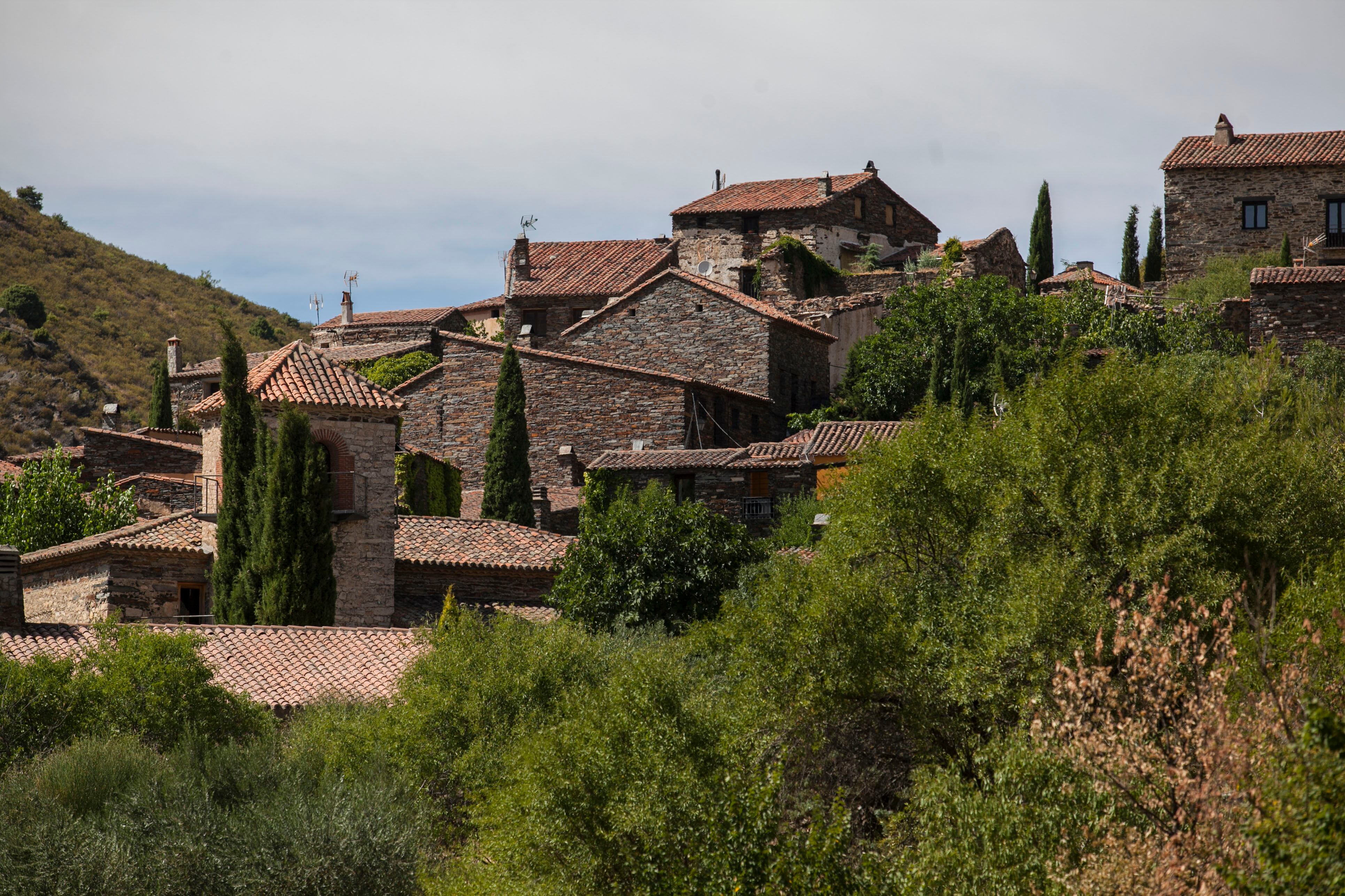 El pueblo Patones de Arriba, en la sierra de Madrid.