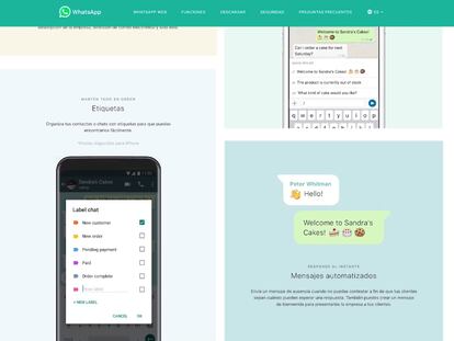 Cómo usar tu WhatsApp como contestador automático y otras funciones de la ‘app’ para atender a tus clientes