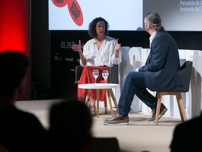 Valvanera Ulargui, directora general de la Oficina Española de Cambio Climático entrevistada por Manuel Planelles, periodista de la sección de Clima y Medio Ambiente de EL PAÍS.