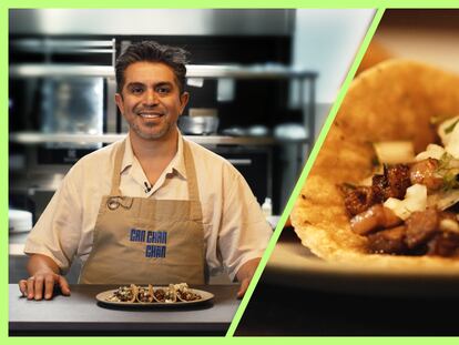 Cómo hacer de manera fácil un taco mexicano de chuleta