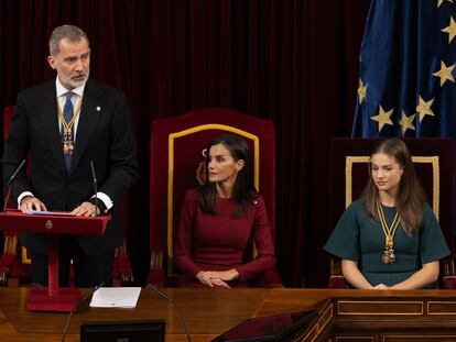 Vídeo | El discurso íntegro del rey Felipe VI en la apertura de las Cortes