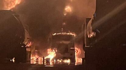 Al menos 5 pipas cargadas de gas explotaron el martes 30 de abril en Tlahuelilpan, Hidalgo.
