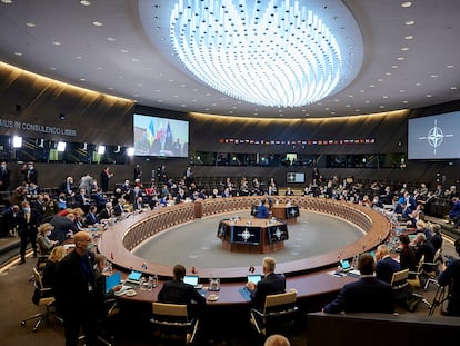 Reunión de ministros de defensa de los países de la OTAN el 17 de febrero en Bruselas