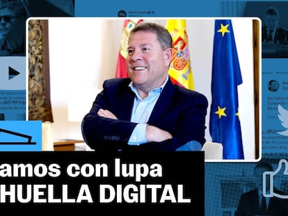 La huella digital dedica su espacio al presidente de Castilla-La Mancha, Emiliano García-Page
