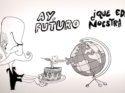 Séptimo episodio de la columna visual de Martín Caparrós y Miquel Rep, 'Ay, futuro'.