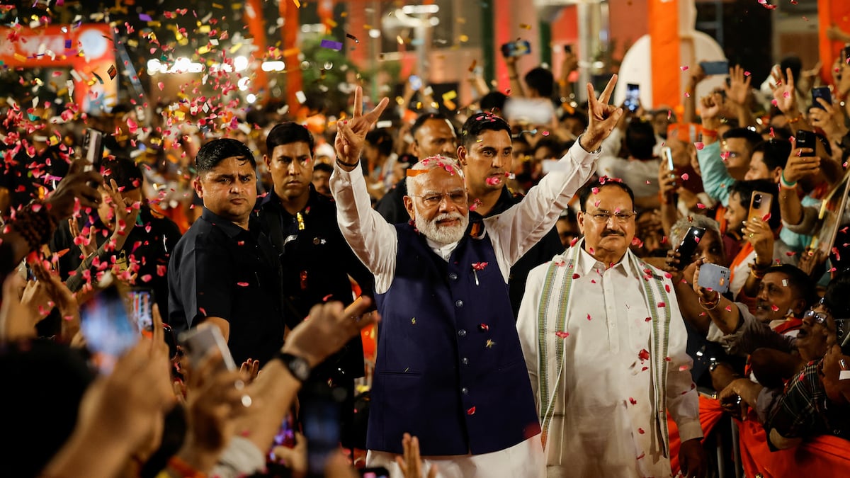 El partido del primer ministro indio, Narendra Modi, gana las elecciones