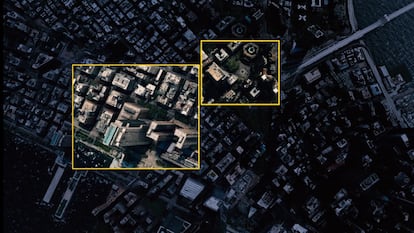 Imagen de satélite para localizar lugares de difícil acceso.