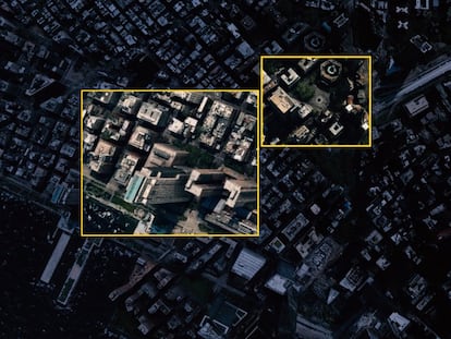 Imagen de satélite para localizar lugares de difícil acceso.