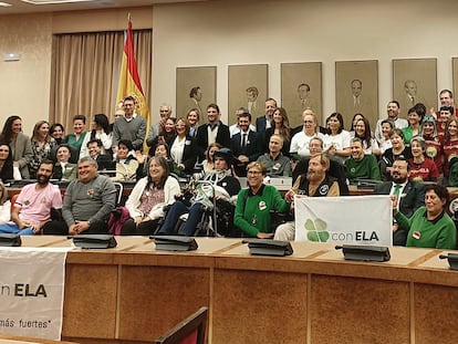 Jornada parlamentaria 'Por una regulación que garantice una vida digna a las personas con ELA', organizada por ConELA y celebrada en el Congreso de los Diputados