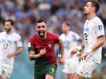 Bruno Fernandes somete a Uruguay