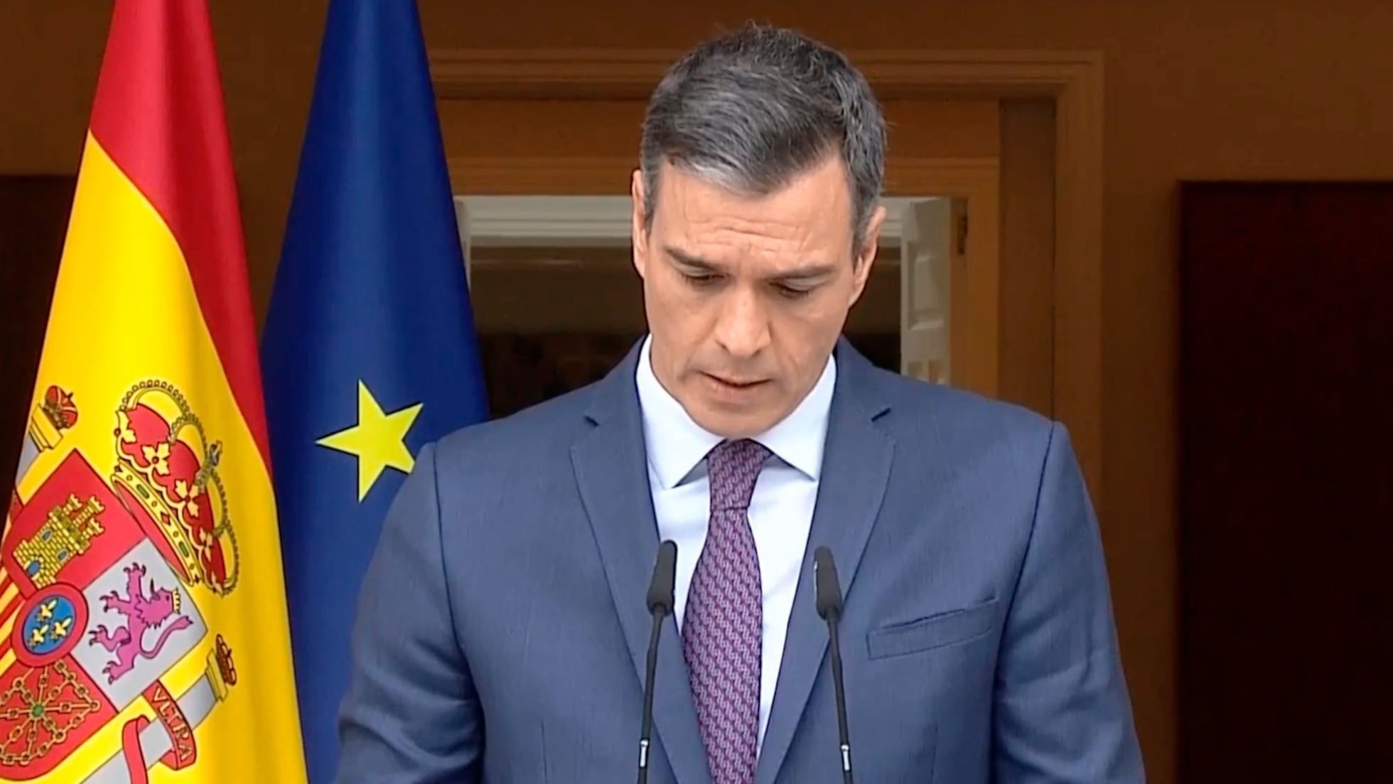 La declaración íntegra de Sánchez para anunciar el adelanto de las elecciones