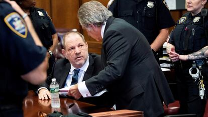 Harvey Weinstein en el Tribunal Supremo estatal de Nueva York, en octubre de 2018.
