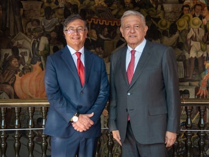 Reunión entre el presidente de Colombia, Gustavo Petro y el presidente de México, Manuel López Obrador.