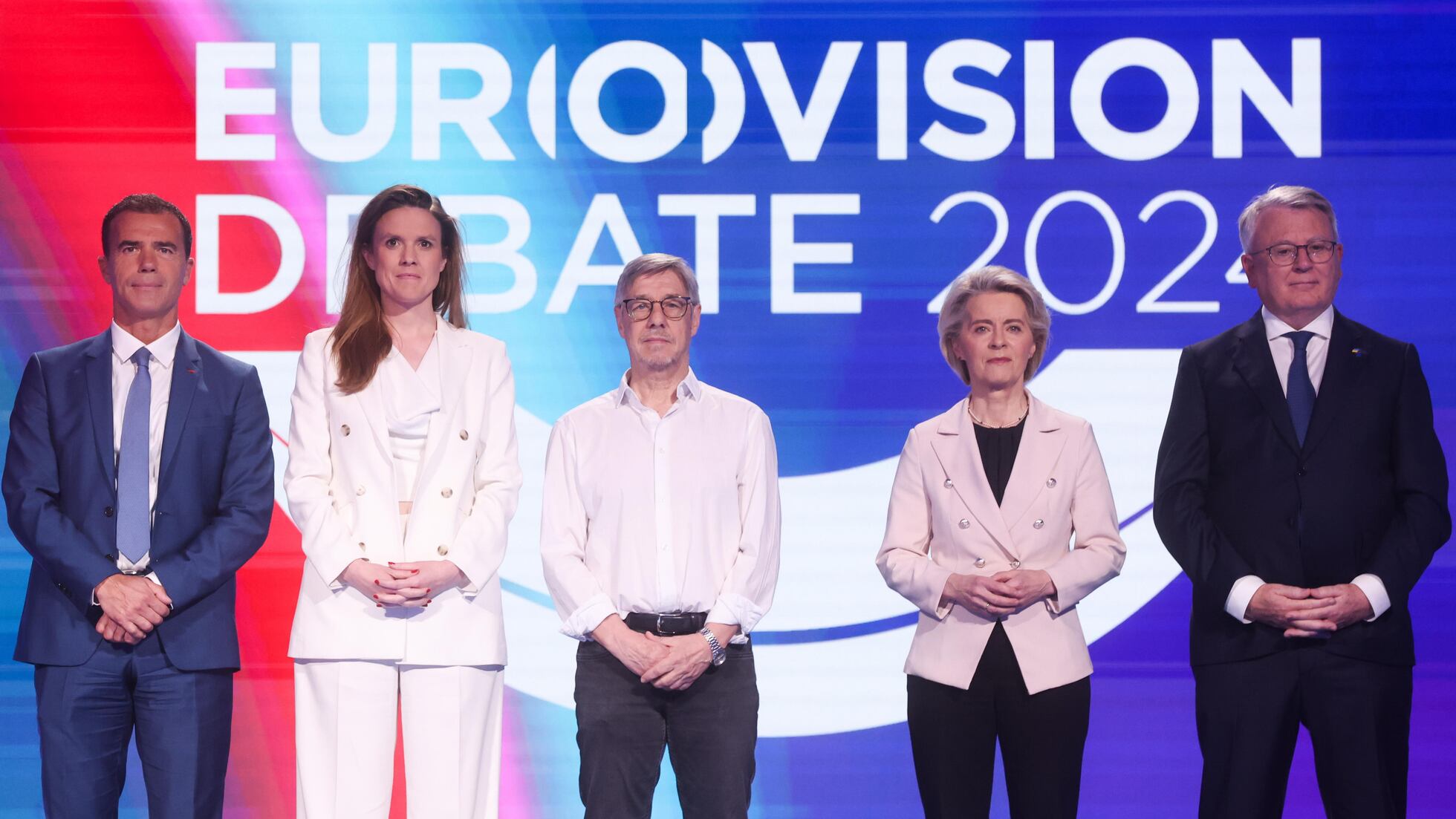 Los candidatos celebran el último debate antes de las elecciones europeas, en directo