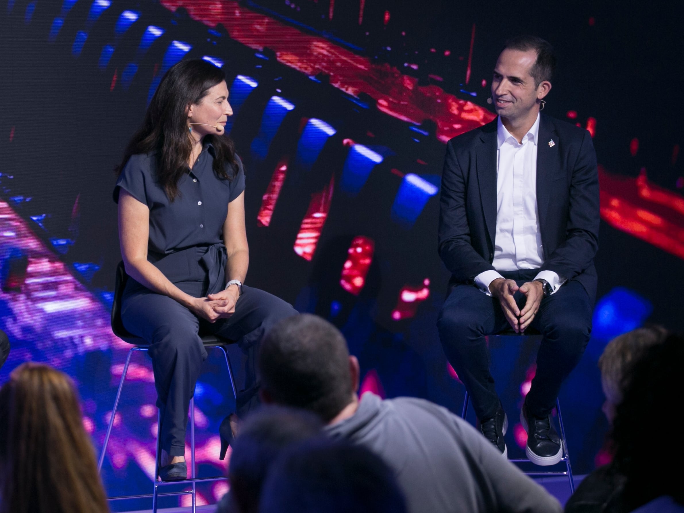 Raquel Yotti, comisionada del Perte para Salud de Vanguardia, y Ángel Alberich–Bayarri, CEO y fundador de Quibim.