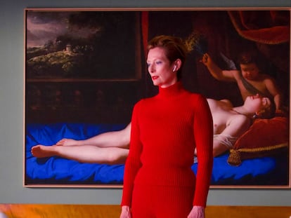 Tilda Swinton, en 'La voz humana'. En el vídeo, tráiler de 'La voz humana', de Pedro Almodóvar.