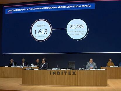 Inditex presume de la solidez de su modelo en plena tormenta comercial