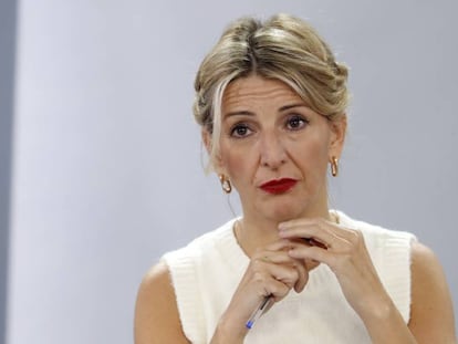 La vicepresidenta segunda y ministra de Trabajo, Yolanda Díaz.