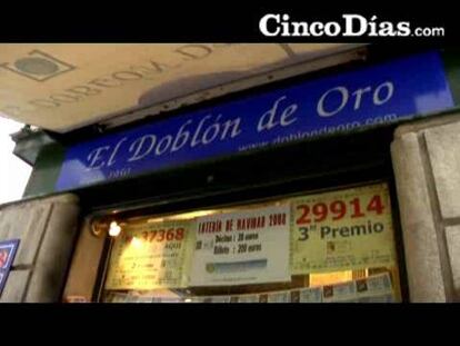 Lotería de Navidad contra la crisis