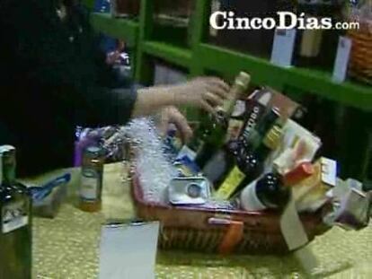 Las cestas de navidad de este año son más pobres