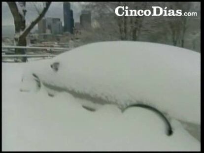 El temporal de frío y nieve llega a Canadá