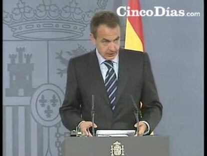 Zapatero ofrece su apoyo a Abbas