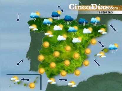 Pronóstico meteorológico días 11 y 12
