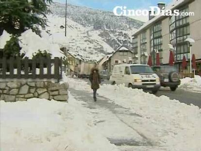 El temporal remite y deja riesgo de aludes y riadas