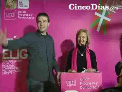 UPyD celebra su escaño en el Parlamento Vasco