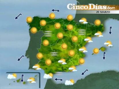 Previsión meteorológica para este fin de semana