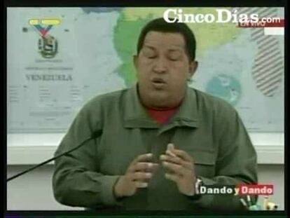Chávez mantiene su plan para nacionalizar el Santander