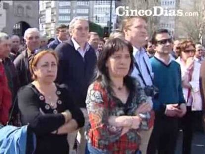 Los ganaderos gallegos protestan por la situación del sector