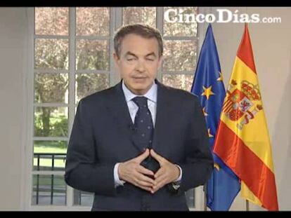 Zapatero explica su posición ante la reunión del G-20