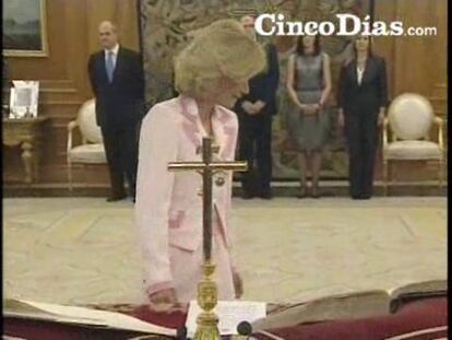 Los nuevos ministros juran sus cargos ante el Rey