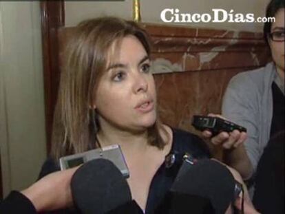 Soraya no opina sobre las conversaciones de Camps