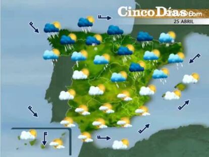 Bajan bruscamente las temperaturas en todo el país