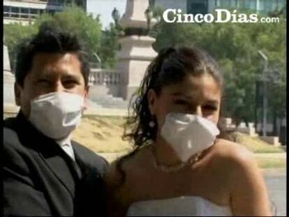 La gripe marca también las bodas en México