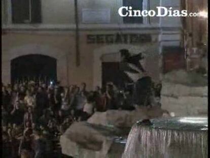 Euforia blaugrana en Roma