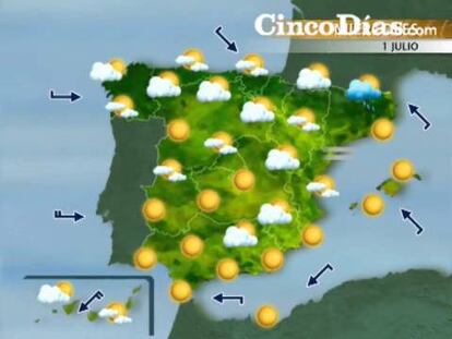 El sol se queda de nuevo en el interior y sur peninsular