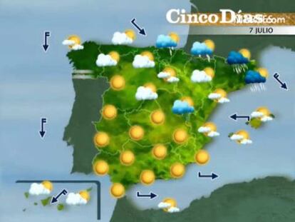 Las lluvias, protagonistas en Cataluña