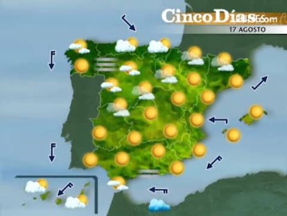 Se esperan nubes en el norte y sol en el sur peninsular