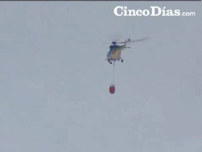 Continúa activo el incendio de Zaragoza