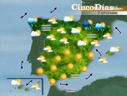 El miércoles llega con nubes en el norte peninsular